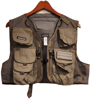 Chaleco de Pesca con Mosca Patagonia Shortie Malla Unisex Talla Mediana Verde Salvia Foto 1 de 4