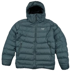 (Flawed) Arc'teryx Thorium AR Hoody Down Jacket Full Zip Gray Blue Men’s Small - Picture 1 of 13