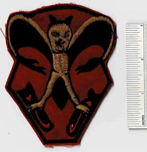 WW2 374th Bomb Squadron BOMBING BATS USAAF US Army Air Force Shoulder Patch WWII - Picture 1 of 2