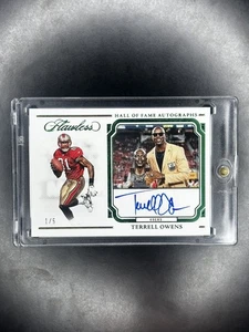 Autógrafos del Salón de la Fama Terrell Owens de Fútbol Impecable 2023/5 #HOF-TOW 49ERS  - Imagen 1 de 2