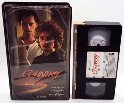 COUNTRY VHS Jessica Lange Sam Shepard Struggle To Save Iowa Family Farm 1984 - Image 1 of 4