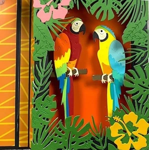 Metal Cutting Dies Birds LARGE Bird Parrot Parrots Die Macaw Card Making Crafts - Picture 1 of 4