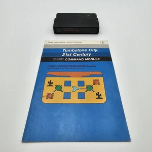TI-99/4A 1981 “  TOMBSTONE CITY  “ game cartridge with manual Texas instrument - Picture 1 of 4