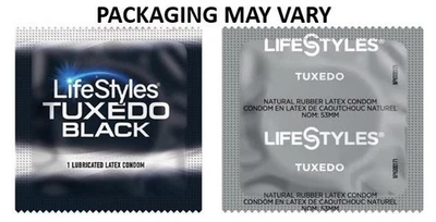 50 CT LifeStyles Tuxedo  Condoms - Image 1 of 3