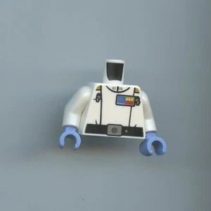 Star Wars LEGO x1 White Minifigure Torso SW Imperial Officer Pattern Thrawn - Picture 1 of 2