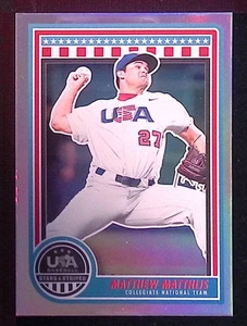 Matthew Matthijs 2025 Panini Stars and Stripes USA Baseball Foil #26 - Picture 1 of 2