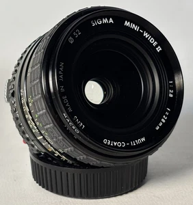 Sigma Mini-Wide II 28mm f/2.8 Wide-Angle Lens - Olympus OM Mount - vgc - Picture 1 of 5