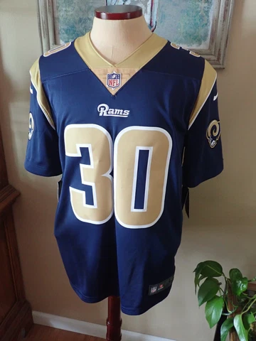 Nike Men's Los Angeles Rams Gurley II #30 NFL Stitched Football Jersey Sz L NWT Cover