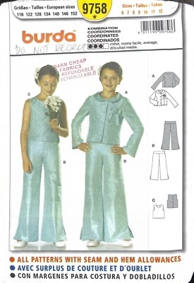 Burda 9758 (6-12) - Image 1 of 2