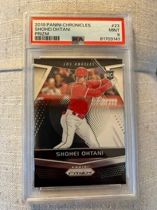 2018 Panini Chronicles Prizm #23 Shohei Ohtani PSA 9 Rookie RC - Picture 1 of 2