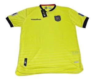 Camiseta de Fútbol Nacional Maratón Ecuador Casa 2026 Clasificatorios Calce Ajustado/2XL - Imagen 1 de 8