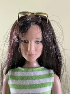Tonner 16" Fashion Doll w Outfit Green Mini Skirt Stripe Sunglasses Charity DS51 - Picture 1 of 3