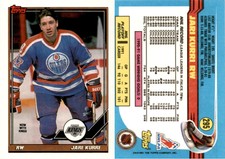 1991 Topps Hockey Card 295 JARI KURRI KINGS / OILERS