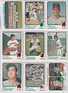 Juego de equipo Topps California Angels 1973 (27 cartas) - Imagen 1 de 3