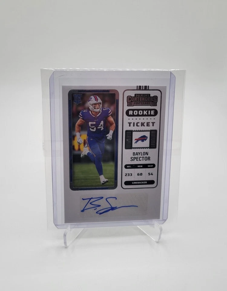 BAYLON SPECTOR 2022 Panini Contenders Autograph Rookie Ticket #301 BUFFALO BILLS - Image 1 of 1