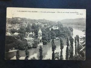Carte Postale Ancienne de 1929 LYON SAINT RAMBERT L'ILE BARBE Coin Pittoresque - Picture 1 of 2
