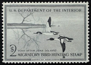 U.S. Used Stamp Scott #RW23 $2 Federal Duck Hunting. XF - Superb. A Gem! - Picture 1 of 2