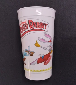 1988 McDonald’s (Who Framed Roger Rabbit) Movie Plastic Cup /Tumbler Coca Cola - Picture 1 of 7