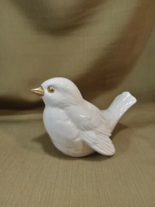 Goebel Porcelain Birdie Figurine - Vintage - White & Gold CV73 - Bild 1 von 7