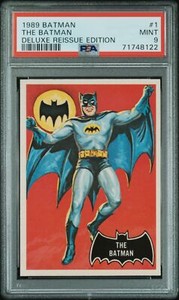 1989 Batman Deluxe Reissue Edition The Batman #1 PSA 9