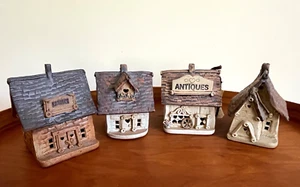 4 Windy Meadows Pottery Buildings Library Antiques Gable Valley 1987 Hometown - Picture 1 of 7