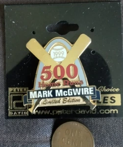 St Louis Cardinals Mark McGwire 1999 500 Home Runs Limited Edition Pin - Picture 1 of 2