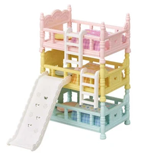 Calico Critter #CC2164 dreifache Baby-Etagenbetten - Bild 1 von 1