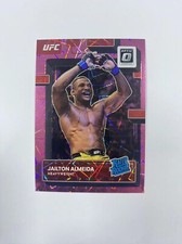 JAILTON ALMEIDA 2023 PANINI DONRUSS OPTIC UFC RC RATED ROOKIE PINK VELOCITY #/79