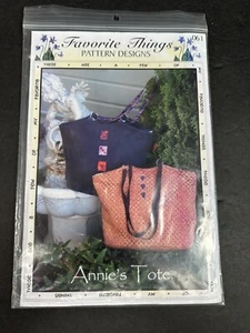 ANNIE'S TOTE Geldbörse Tasche Tragetaschenmuster von Favorite Things Muster Designs - Bild 1 von 2
