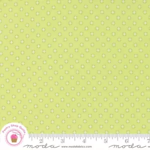 Moda SUNWASHED 29166 34 GREEN LIME  Dots COREY YODER Quilt Fabric - Picture 1 of 6