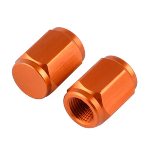Wheel Tire Air Valve Stem Caps For KTM 105 125 144 150 200 250, SX/XC/EXC/XC-W - Picture 1 of 6