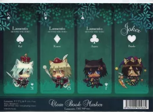 Juego de marcadores Lamento Rai Konoe Asato Bardo MÁS ALLÁ DEL VACÍO - Imagen 1 de 2