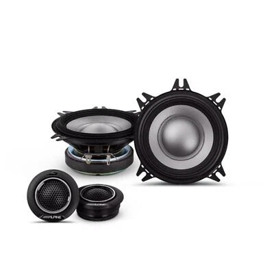 Alpine S2-S40C Speakers 4 Inch 10cm S2 Series Car 2 Way Component 45w RMS Pair - Image 1 of 4