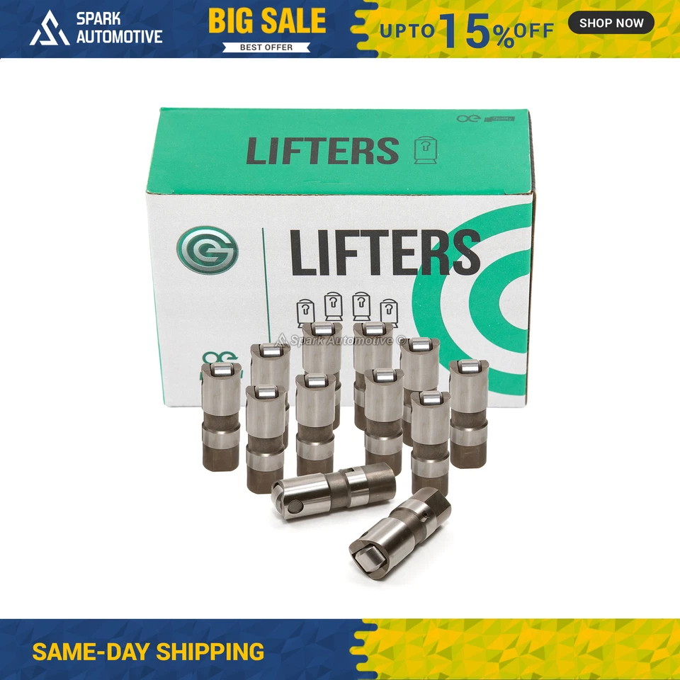 Elevadores de rodillos hidráulicos aptos para Chrysler Dodge Plymouth 90-07 3,3 L 3,8 L 3,9 L OHV Foto 1 de 4