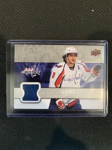 2008-09 Upper Deck  Alex Ovechkin Game Jersey Card #GJ-AO