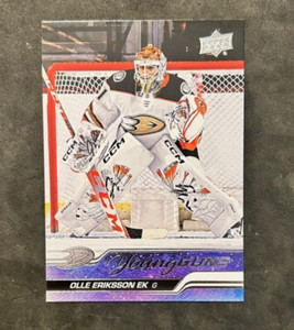 2023-24 Upper Deck Series 1 OLLE ERIKSSON EK Young Guns RC #249 Anaheim Ducks