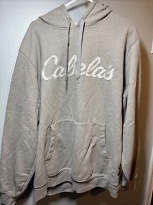 Cabelas Hoodie Mens Large Long Sleeve Pullover Outdoors Pockets Hooded Sweatshir - Picture 1 of 7