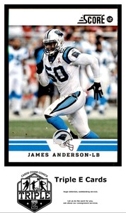 2012 Score #111 James Anderson Carolina Panthers ~A1Q