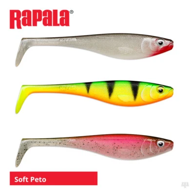 Señuelos Rapala Soft Peto - lucioperca lucioperca almizcle bagre depredador sábalo de pesca Foto 1 de 4