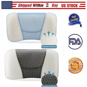 US Bath Pillow for Tub Bathtub Spa Headrest Support 3D Air Mesh & Suction Cups - Picture 1 of 35