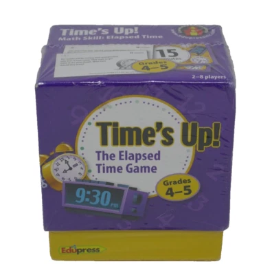 Time's Up! The Elapsed Time Game Grades 4-5 SEALED - Image 1 of 4