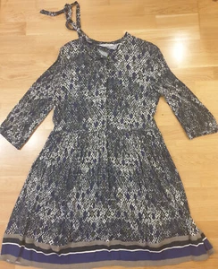 Pennyblack 38 abito abito da donna donna look a strati abito a pieghe abito midi oversize - Foto 1 di 12