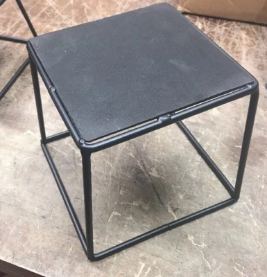 Food Display Risers Heavy Metal  6x6x6 Black New - Image 1 of 4