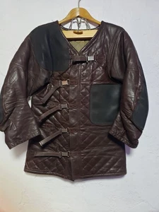 Vintage 10X Mfg. Firma "Sportler" Modell Leder Schießjacke - Größe 40 - Bild 1 von 20