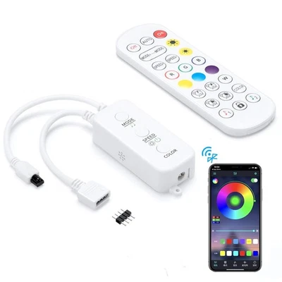 Bluetooth LED Streifenlicht Steuerung Controller Kontroller, Musik-Sync - Bild 1 von 4