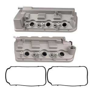 Front Rear Valve Cover Set for Honda Pilot Odyssey Ridgeline 3.5L V6 12310R70A10 - Picture 1 of 12