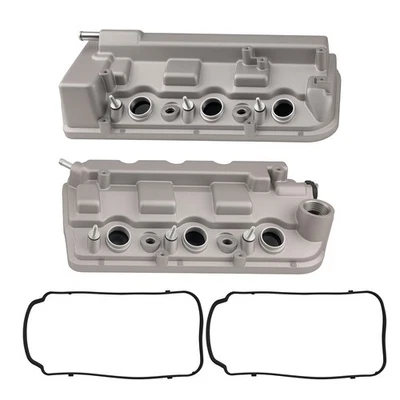 Front Rear Valve Cover Set for Honda Pilot Odyssey Ridgeline 3.5L V6 12310R70A10 - Image 1 of 4
