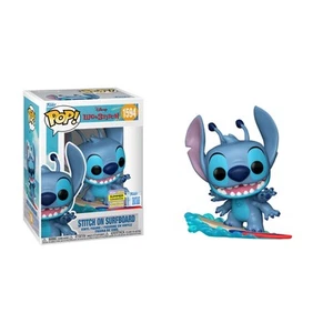 Funko Pop Stitch Surfboard 2025 SDCC SHARED Exclusive Presale - Picture 1 of 4