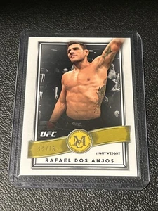 2016 Topps Museum Collection - Rafael dos Anjos #9 Gold /75 - Picture 1 of 2