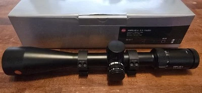 Leica Amplus 6 2.5-15x50mm Scope Illuminated MRAD L-Ballistic BDC 50311 MILS - Image 1 of 4
